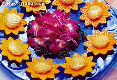 葵花鲍鱼[图]菜谱的做法图片
