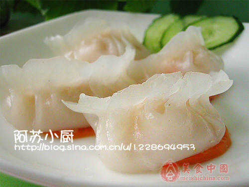 水晶虾饺