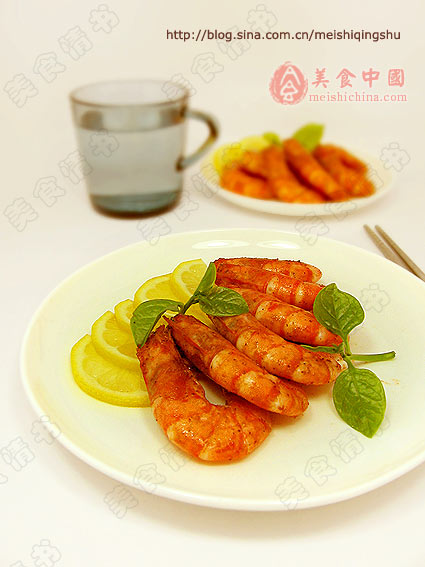 大蒜柠檬虾
