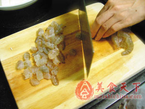 美味虾仁豆腐蒸蛋