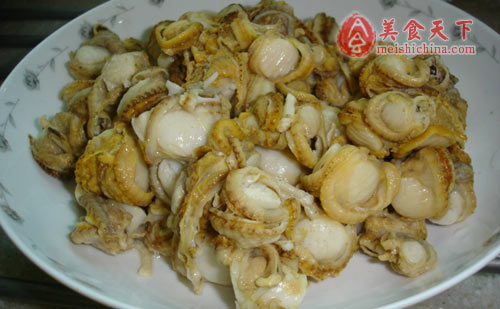 炒扇贝肉