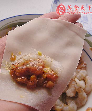 鲜肉虾仁馄饨