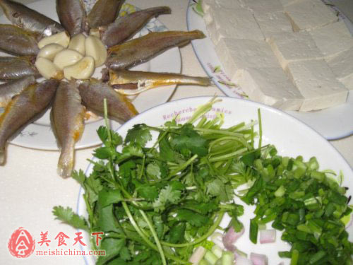 小黄鱼烧豆腐