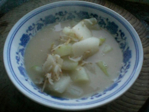七月主题----冬瓜虾皮汤