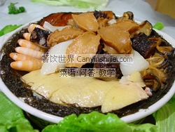 干贝发菜