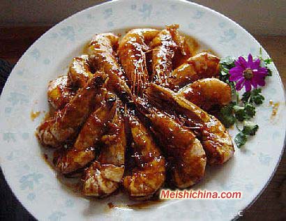 两吃大虾详细做法·美食中国图片-meishichina.com