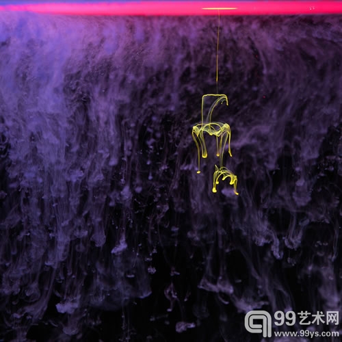 英国摄影师Mark Mawson创意摄影：荧光水墨1