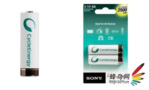 索尼推出首款Premium系列低放电镍氢电池