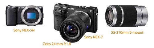 外媒已曝光三款索尼NEX系统新镜头售价
