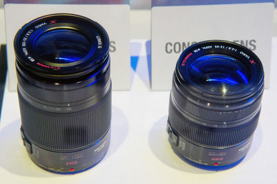 『CES 2012』松下展示12-35/2.8和35-100/2.8 M4/3镜头模型