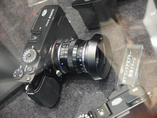『CP+』富士展示X-Pro 1徕卡M卡口转接环
