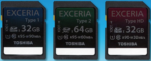 日本东芝推出64GB高速SDHC存储卡新产品