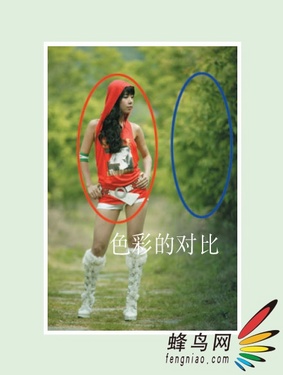 人物摄影中的基本取景方法 全景构图法