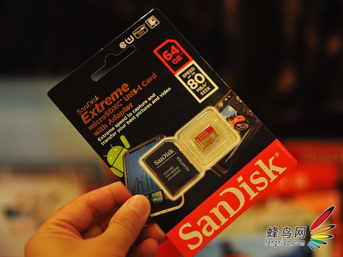 闪迪发布极致高速64GB MicroSDXC存储卡
