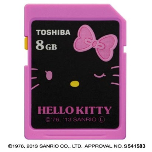 动画片主角 东芝推Hello kitty版SDHC卡