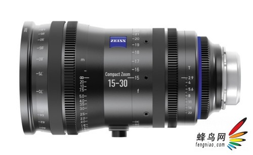 满足4K拍摄需求 蔡司发布15-30mm电影头