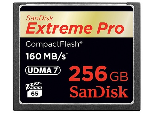 支持4K记录 闪迪发布256G高速CF卡新品 