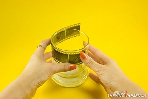 简单3步教你DIY胶片蜡烛相片杯