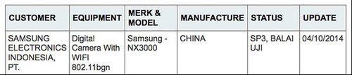智能化新微单？外网传闻三星将发NX3000