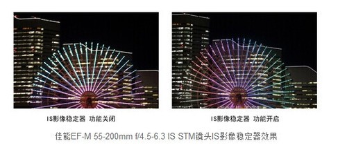 STM驱动 佳能发EF-M 55-200mm防抖新镜