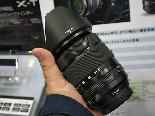 富士展示最新型XT 18-135mm规格镜头