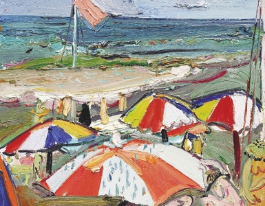 闫平  油画  夏天<br>
