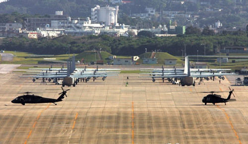资料图：千余官兵参加北海道日美联合军演